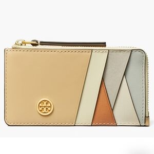 Tory Burch Geometric Leather Card Holder